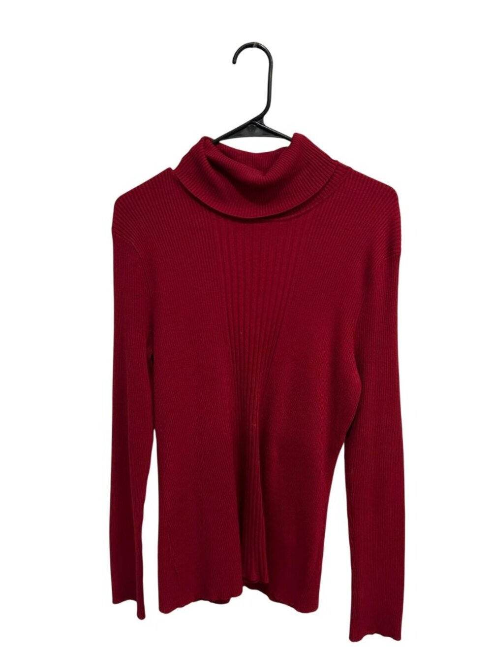 United States Sweaters XL Red Ribbed Long-Sleeve Turtleneck Cozycore Winter